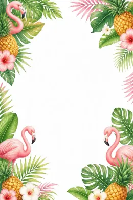 Tropik Parti — doğum günü davetiyesi